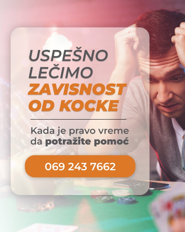 LEČENJE ZAVISNOSTI OD KOCKE psihijatrijska BOLNICA SUNCE BEOGRAD